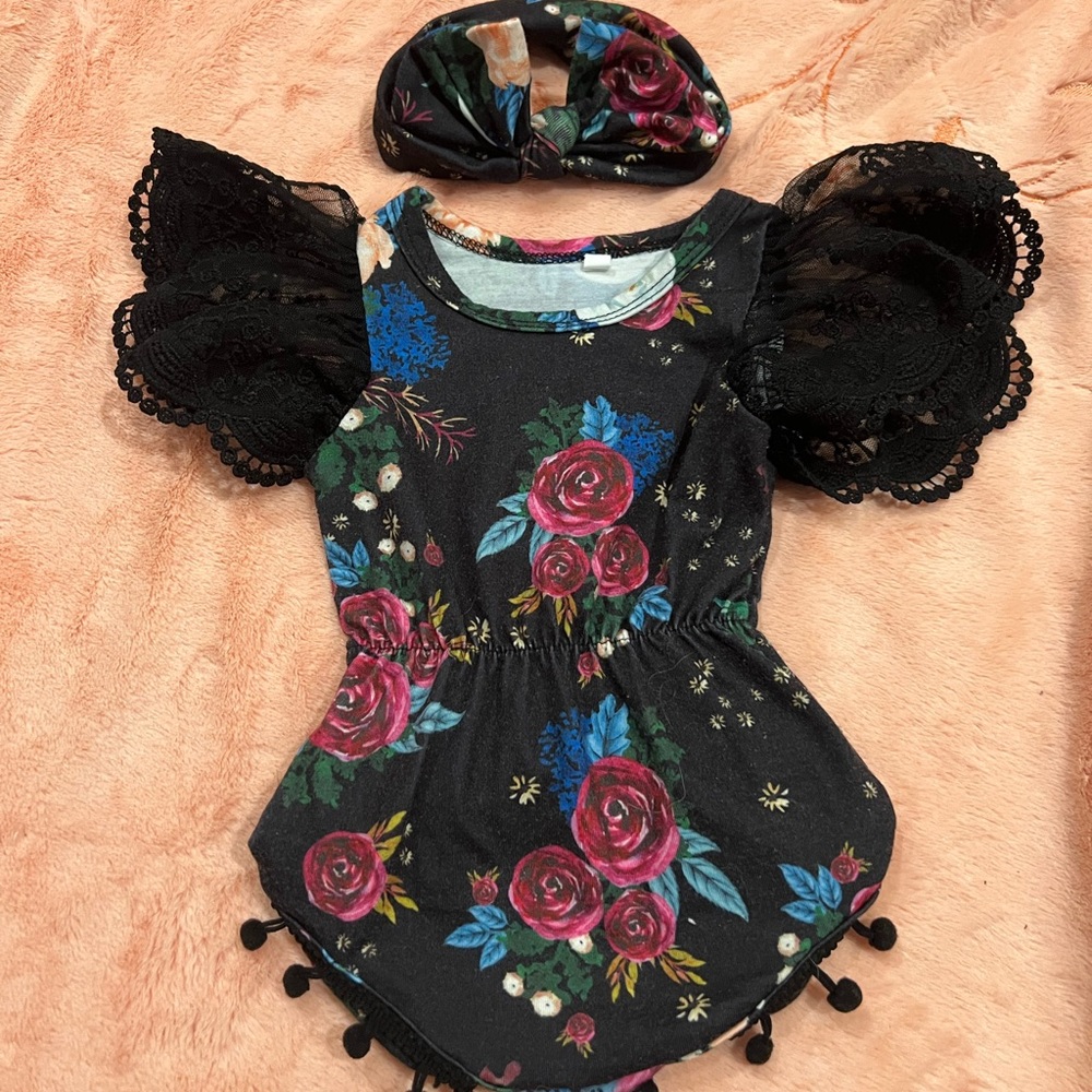 Romper with bow
